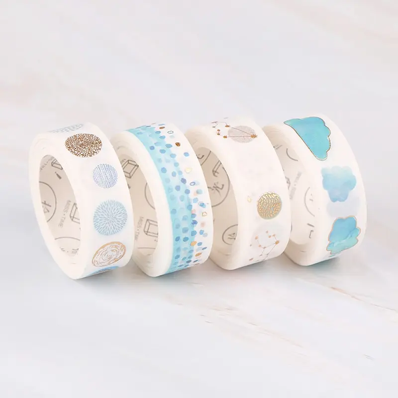 

Fantastic Masking Tapes Clouds Starry Sky Rain Washi Tape DIY Adhesive Scrapbooking Stickers Label School Office Supply 15mm*5m
