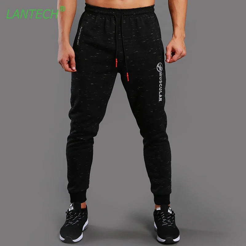 LANTECH Winter Men Pencil Pants Running Training Sports Basketball ...