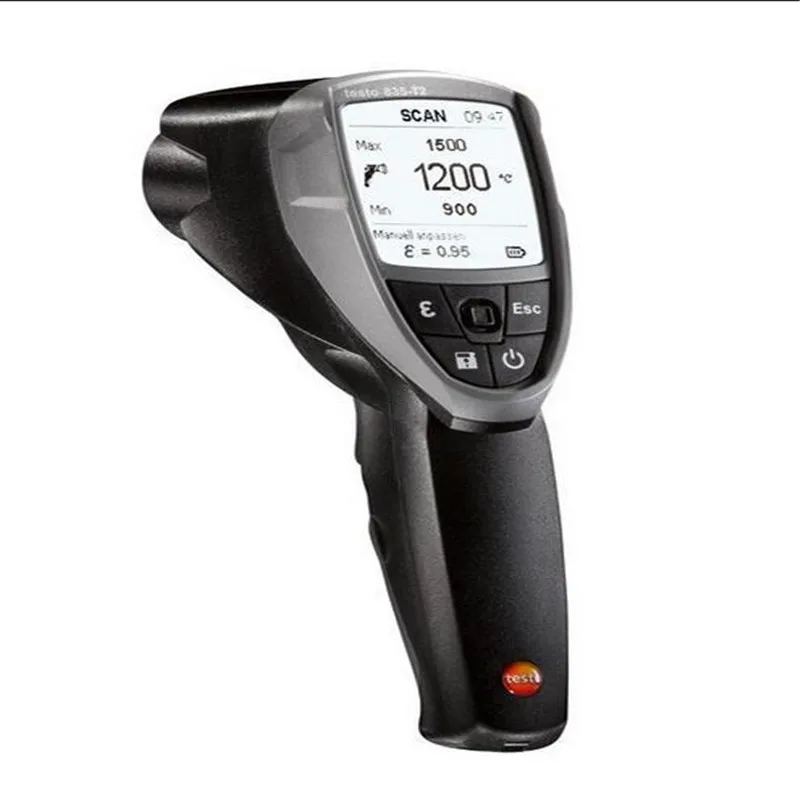 

Infrared temperature measuring instrument testo 835-T2 - The pro when it comes to high temperatures
