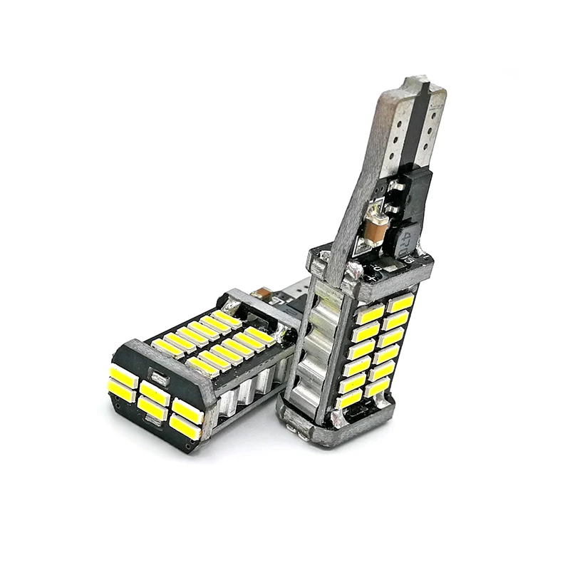 2pcs Extremely Super Bright 921 912 LED T15 W16W Canbus High Power 4014 30SMD LED Lights Bulbs for Back-Up Reverse Light.09