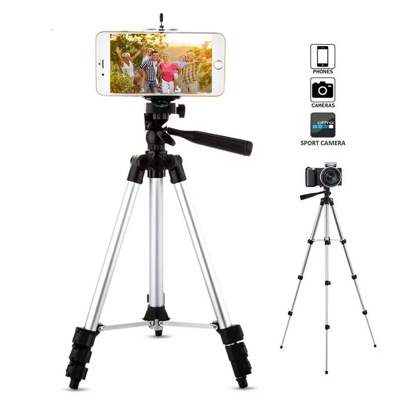 

Protable Adjustable Tripod Flexible Stand Mount Holder Clip Set Universal Tripods for Phone Camera for iphone Samsung Z2