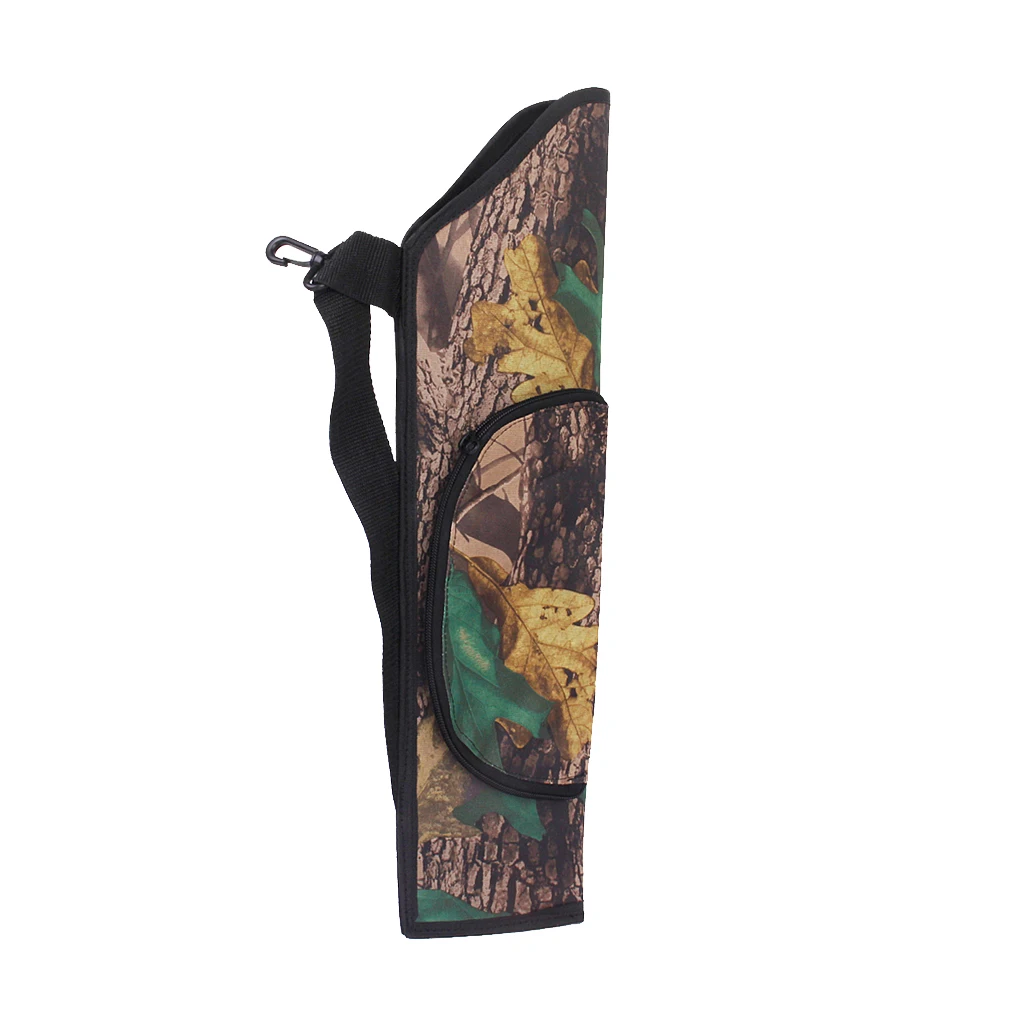 

1 Pcs Adjustable Hunting Archery Bow Arrow Bag Camo Holder Belt Quiver Tubes Strap Bag Outdoor Shooting Equipment