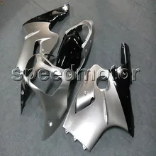 5 Presentes + tampa Do Tanque + prata Injeção ABS motor cowl tampa Carenagem da motocicleta carroçaria ZX-12R ZX12R 2000 2006 para Kawasaki Ninja