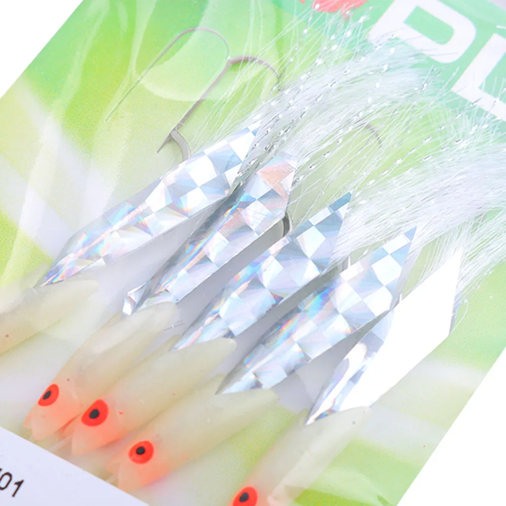 Buy 5 PCs Carbon Steel Mackerel Feathers Bass Cod