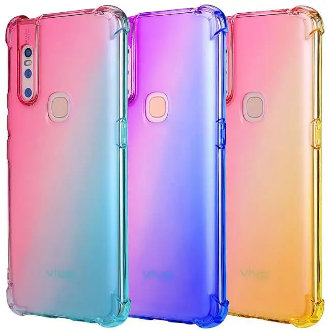 Vivo V15 pro Прозрачная силиконовая Мягкая задняя крышка для vivo IQOO V11 Y81 Y83 Y75 Y71 Y69 Y67 Y66 Y55