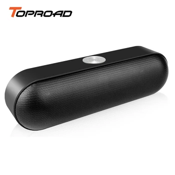 TOPROAD Portable Bluetooth Speaker Wireless Stereo Sound Boombox with Microphone Support TF AUX FM Radio Speakers For Phone PC TOPROAD Portable Bluetooth Speaker Wireless Stereo Sound Boombox with Microphone Support TF AUX FM Radio Speakers For Phone PC
