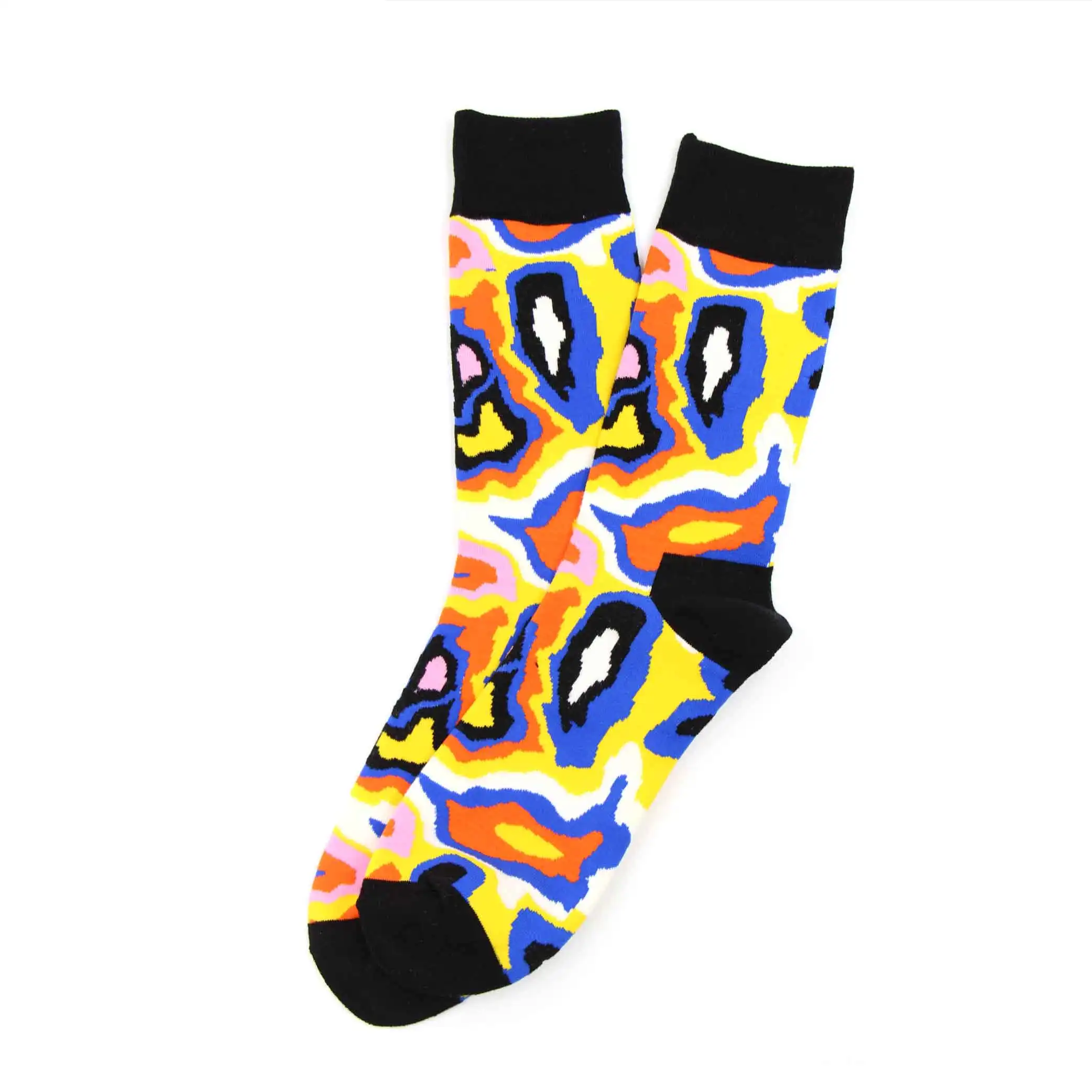 WH SOKKEN забавные мужские новые носки из чесаного хлопка шар с водородом компрессионный хип-хоп Повседневный стиль для новинок подарки 25 цветов