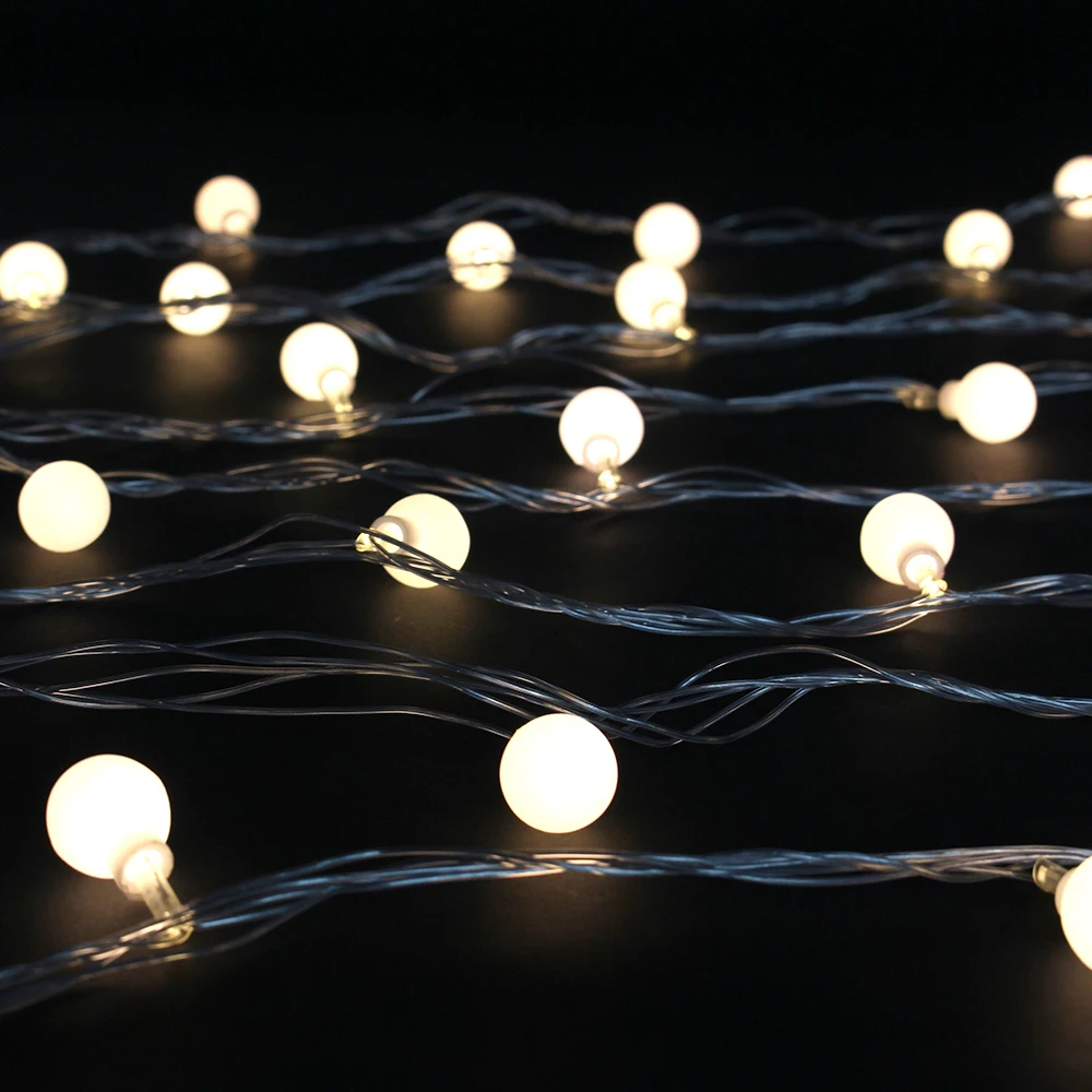 free shipping AC220V 8W 10M 50 LED Ball string lamps Colorful rgb Christmas tree light Holiday Wedding Party Garden Decoration free shipping AC220V 8W 10M 50 LED Ball string lamps Colorful rgb Christmas tree light Holiday Wedding Party Garden Decoration
