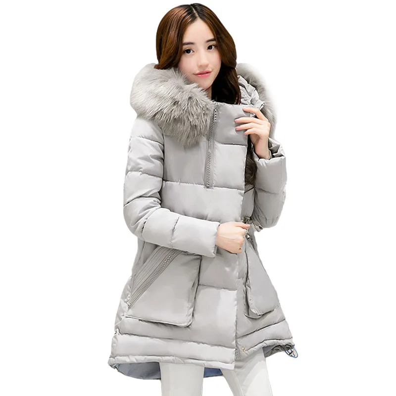 

women winter coat jacket warm woman parkas female overcoat high quality quilting cotton coat new winter collection down jacket