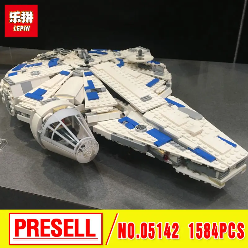 

Lepin 05142 New Toys 1584Pcs Star Plan Series The 75212 Kessel Run Millennuim Falcon Set Building Blocks Bricks Kids Toys Gifts