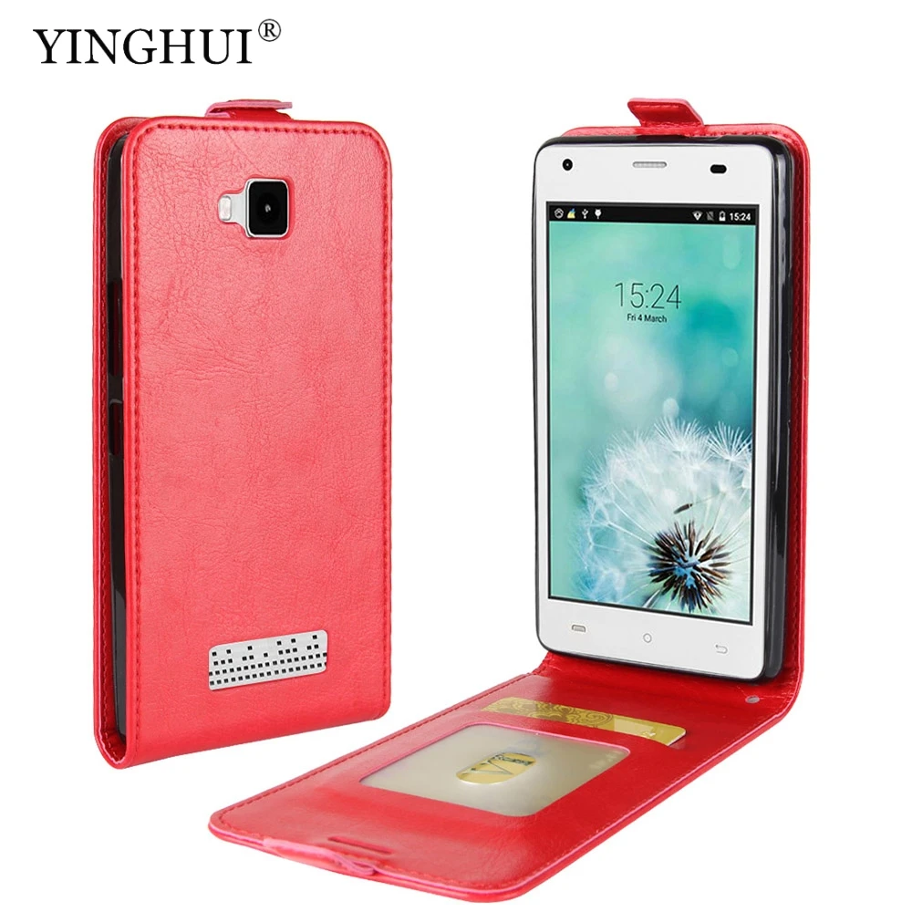 Case For Cubot Echo 5.0" Flip Leather Cover For Cubot Echo Mobile Phone