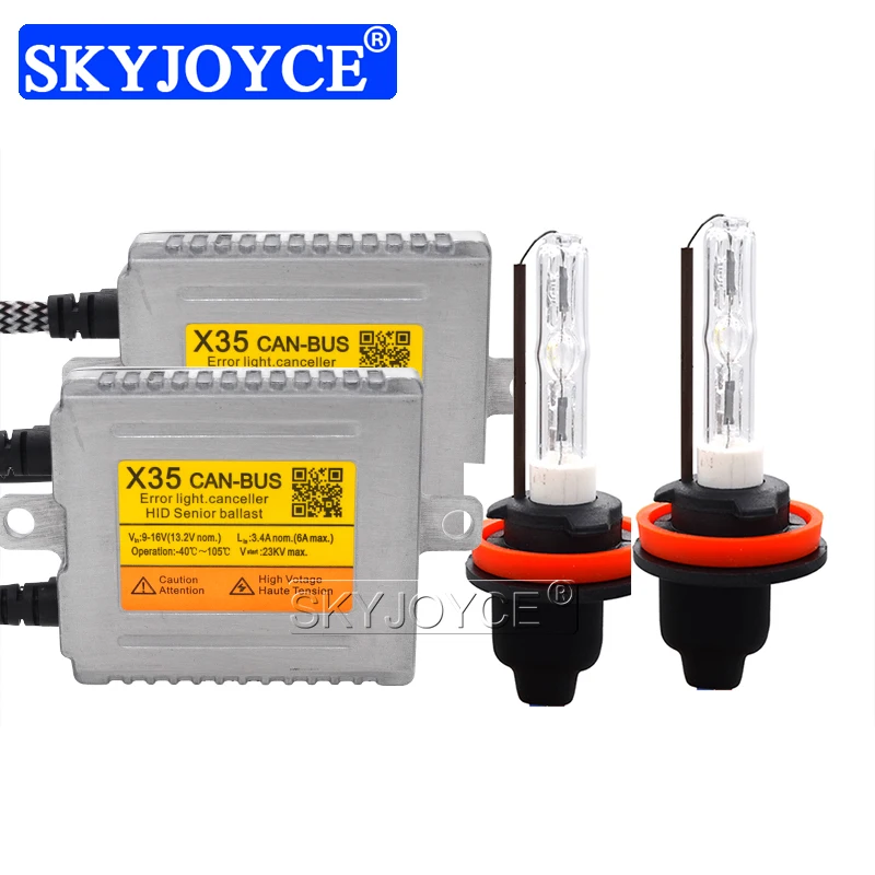 35W Cnlight Canbus Xenon Kit DLT X35 Canbus Fast Start HID Ballast Reactor 35W 4300K 6000K H1 H7 H11 D2H Cnlight Ball HID Bulb (13)