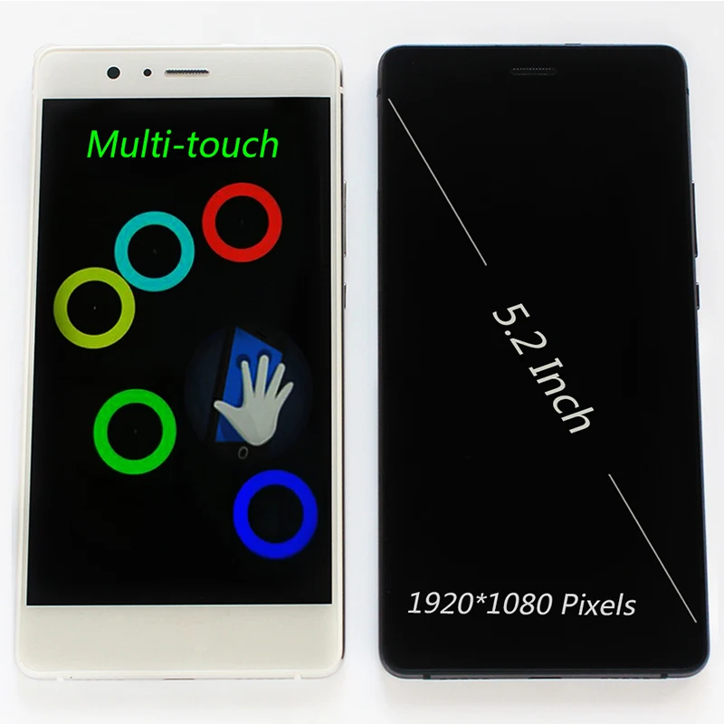 100-Tested-LCD-Display-for-HUAWEI-P9-Lite-5-2-inch-Touch-Screen-Digitizer-Assembly-Frame