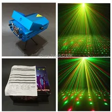 Free Shipping High Quality New Blue Mini LED Laser Projector DJ Disco Bar Stage House Lighting Light Galaxy 50-60Hz