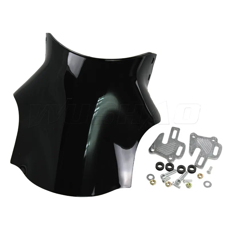 

Motorcycle Double Bubble Windshield WindScreen For Suzuki SV650 SV1000 GSX1400 SV 650 1000 Bandit GSF650 GSF1200 GSF1250 Black