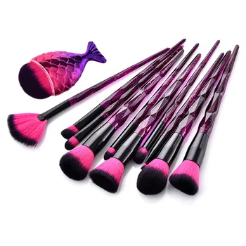

11Pcs/Set Makeup Brushes Set Professional Make-up Set Make Up Tools Kit Powder Blending Shadow Cosmetic Beauty Brush 30
