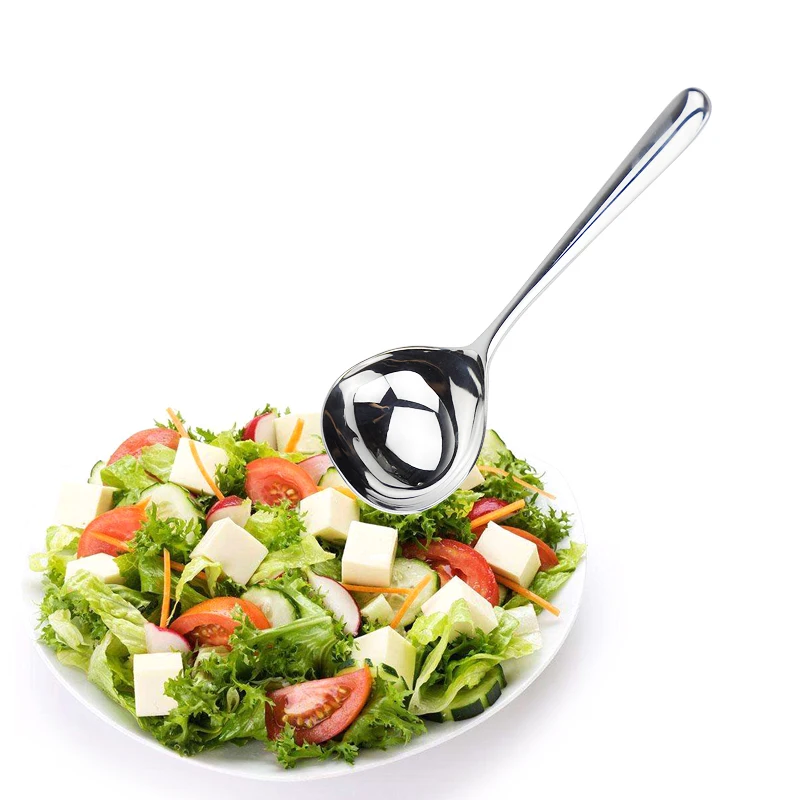 JIANDA Stainless Steel Salad Spoon Multifunction Spoons Dining Services