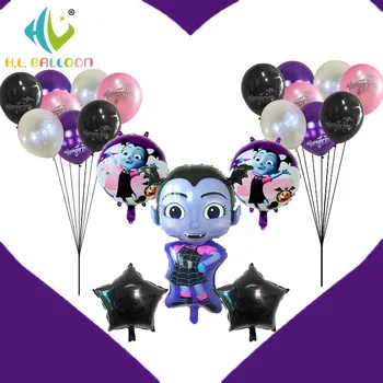 21 шт. набор Vampirina гелиевый шарик из фольги персонажа мультфильма вечерние шарики для украшения детские игрушки глобусы
