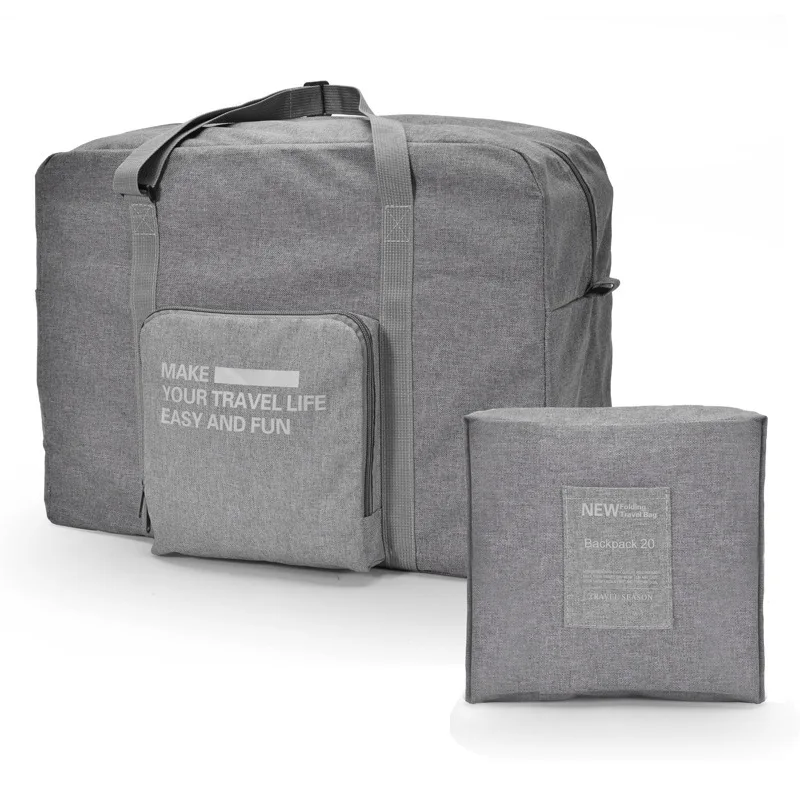 

New Waterproof Foldable Travel Storage Luggage Carry-on Organizer Hand Shoulder Duffle Bag