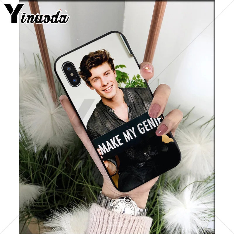 Yinuoda Shawn Mendes 98 мягкий силиконовый чехол для телефона из ТПУ для Apple iPhone 8 7 6 6S Plus X XS MAX 5 5S SE XR - Цвет: A10