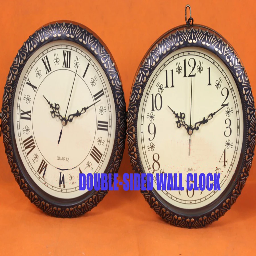 Европейский стиль подвесные винтажные часы Настенный механизм классические большие декоративные антикварные ретро настенные часы 50A0800