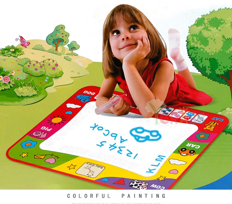 Детские игрушки для рисования Волшебная водная Окраска ручка матовая скатерть доска для рисования для творчества игрушка для раннего развития для детей