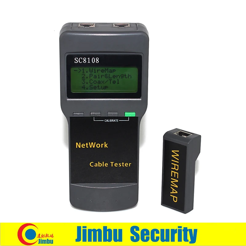 

Portable Wireless Network cable Tester SC8108 LCD Digital PC Data Network CAT5 RJ45 LAN Phone Cable Tester Meter