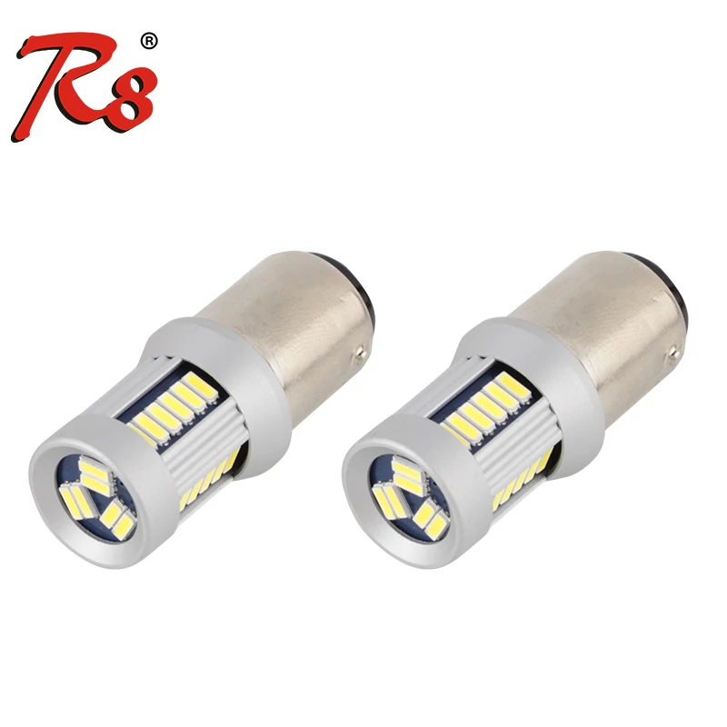 

R8 Cars LED Bulbs S25 1157 Auto Brake Bulb 30SMD 4014 BAY15D P21/5W Stop Lamp Lighting Back-up Parking Light 12V 24V AC Trucks