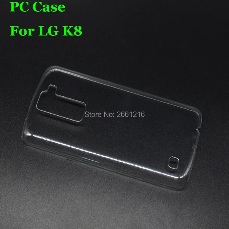 For LG K8 Hard PC Case Ultra Thin Clear Plastic Cover Protective Skin Lte K350 K350E K350N K 8 5.0 Inch | Мобильные телефоны и