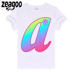 Zeagoo футболка Повседневное одноцветное Plain Crew Neck Slim Fit мягкий короткий рукав Для женщин белый LetterA2