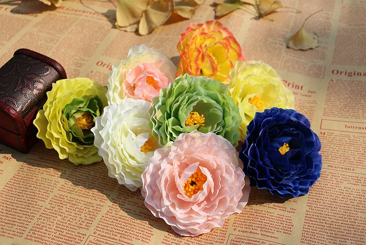 

SPR Simulation EA tea rose flower heads DIY Wedding Home Party Decoration flower wall arch flower heads