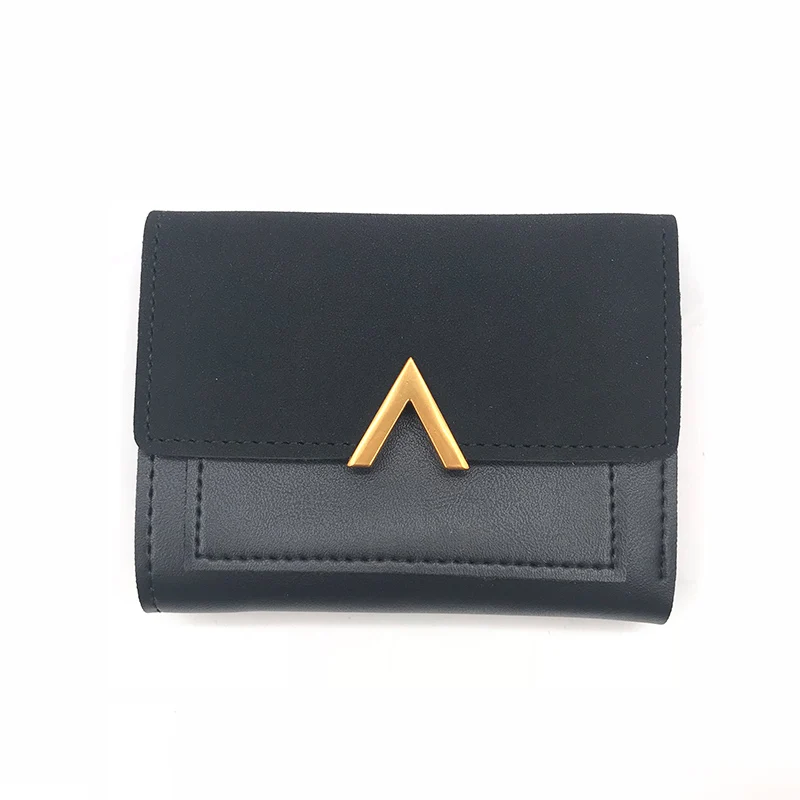 

Matte leather small ladies wallet mini ladies wallet and wallet short ladies coin purse credit card package