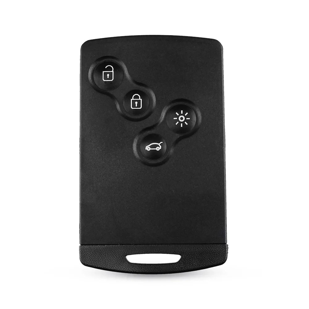 Dandkey 4 кнопки дистанционного смарт-карты оболочки ключа для Renault Лагуна Koleos Clio ключ Megane Fob чехол со вставкой маленький ключ лезвие