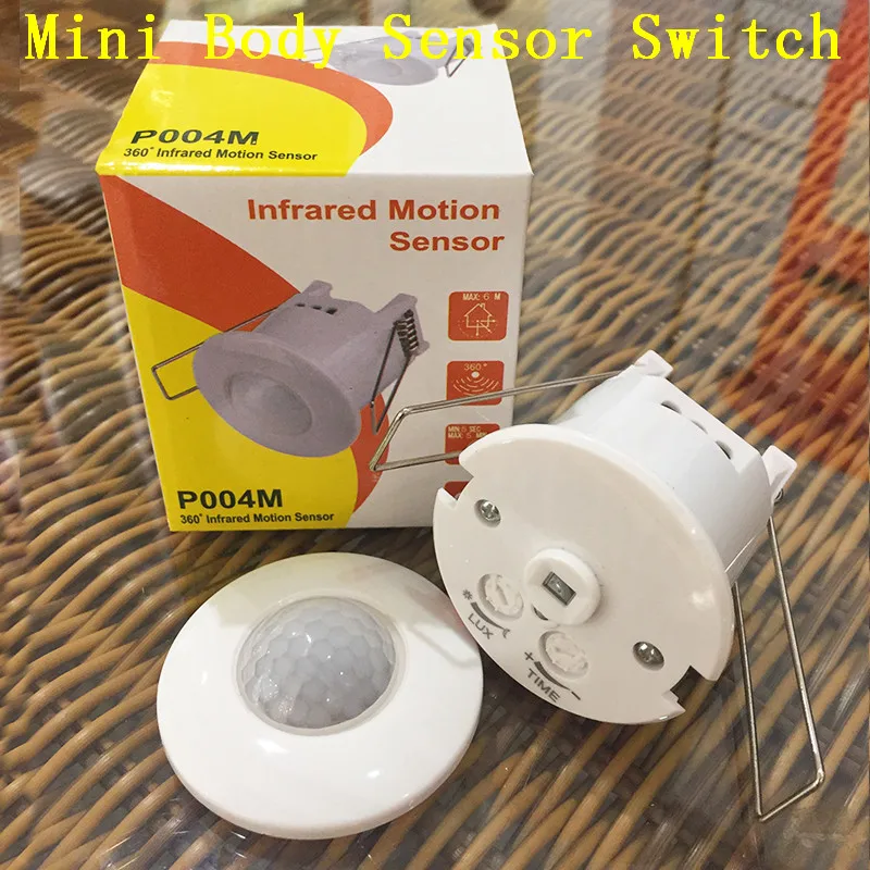 AC 110-240V 360 Degree Mini Adjustable pir motion sensor module PIR Infrared Body Motion Sensor Detector Lamp Light Switch GS08M (11)