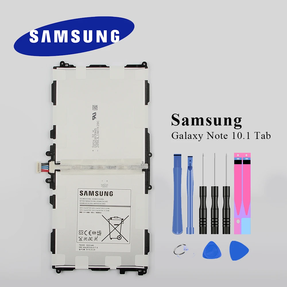 Оригинальный аккумулятор для планшета T8220E Samsung GALAXY Note 10 1 Tab Pro P600 P601 P605 с