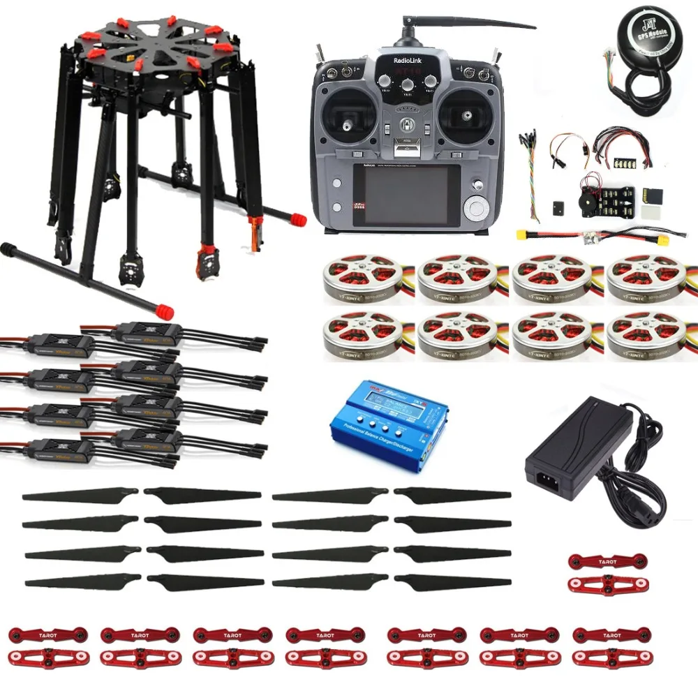 Таро X8 складная рама комплект Pro 2 4G 10CH RC 8 оси Дрон октокоптер PIX PX4 M8N GPS ARF/PNF DIY Unassembly