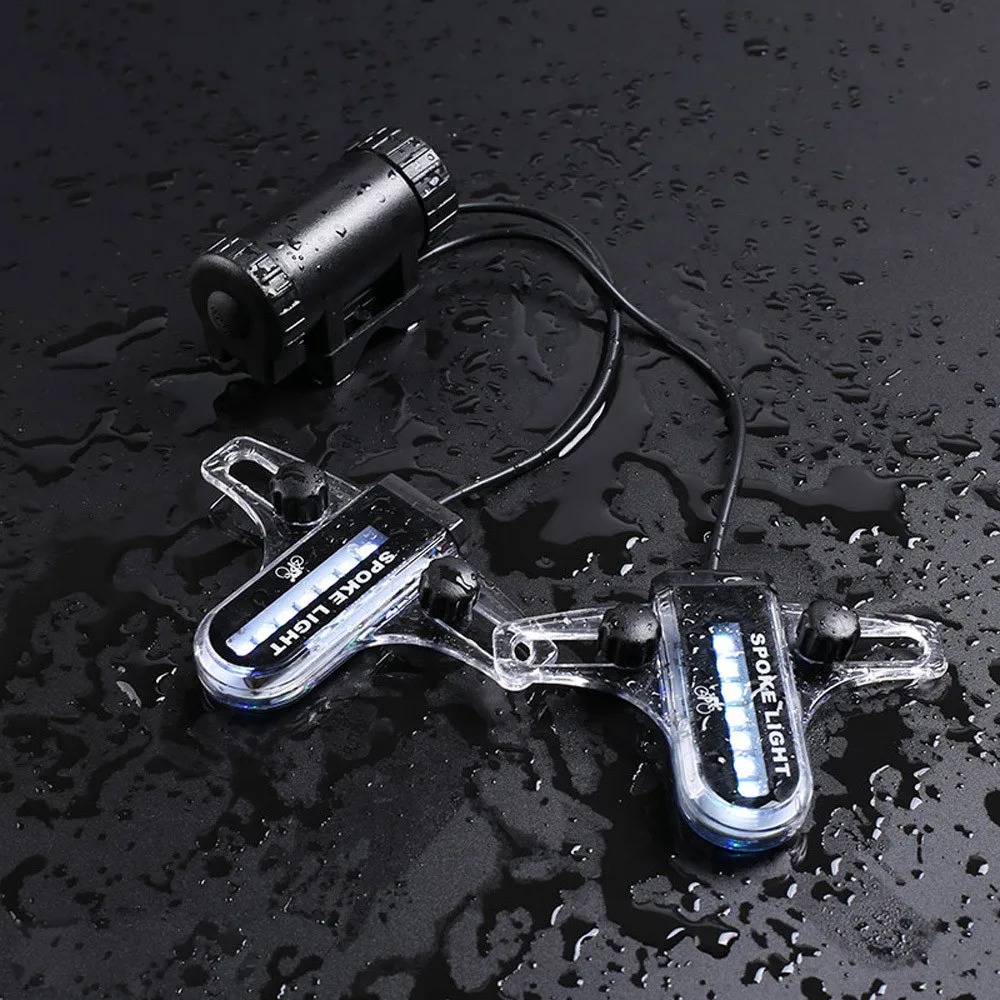 

14LED Motorcycle Cycling Bicycle Bike Wheel Signal Tire Spoke Light 30 rechargeable flashlight for bicycle