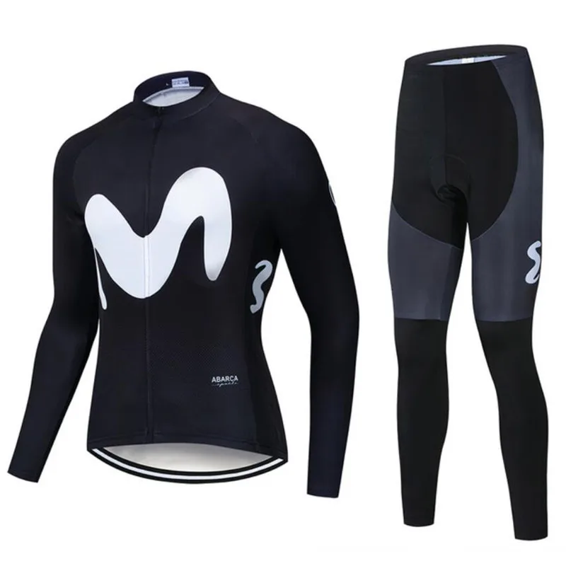 Movistar для мужчин Велоспорт Джерси комплект велосипед Горные топы одежда нагрудник шорты дышащая велосипедная одежда Maillot Ropa Ciclismo Hombre D4 - Цвет: set 4