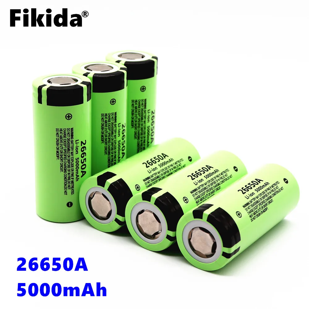 Large capacity original 26650 lithium battery 5000mAh 50A discharge is