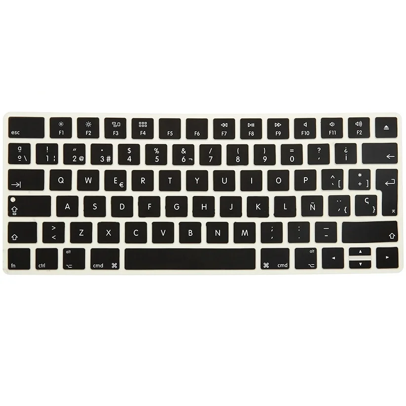 

Solque Silicone EU Euro Spanish Magic Keyboard Cover for iMac Magic Bluetooth Keyboard PC Computer Spanish Letter Skin Protector