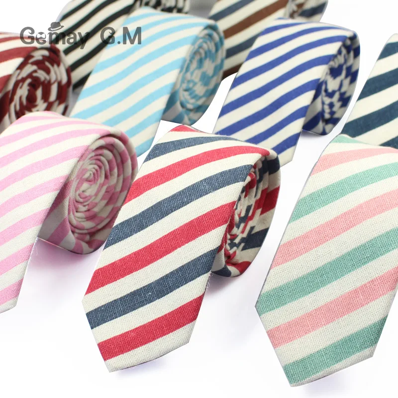 

Mens Striped Ties Wedding Groom Linen Necktie Tuxedo Cotton Tie Corbatas Slim Vestidos Fashion Causal Male Neckties Neck Ties