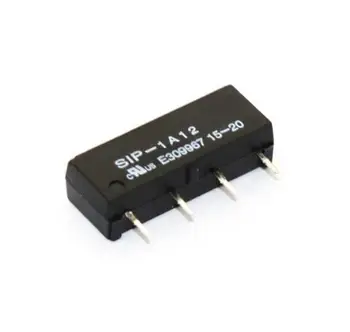 

20PCS/lot SIP-1A12 DC12V miniature 4 pin single in-line package normally open .