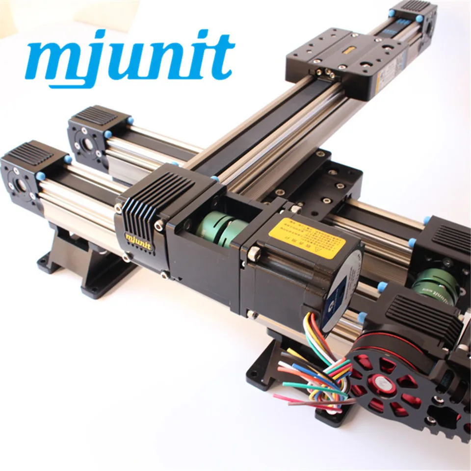 MJUNIT MJ45 belt drive linear guide rail 3 axis wood cnc router & 3d