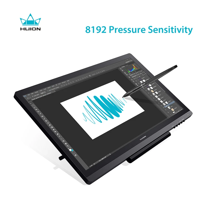 HUIION GT-191 IPS Pen Display Monitor 8192 Levels Art HD Graphics Drawing Pen Tablet Monitor with Gifts