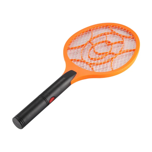 3 Layers Net Dry Cell Hand Racket Electric Swatter Home Garden Pest Control Insect Bug Bat Wasp Zapper Fly Mosquito Killer