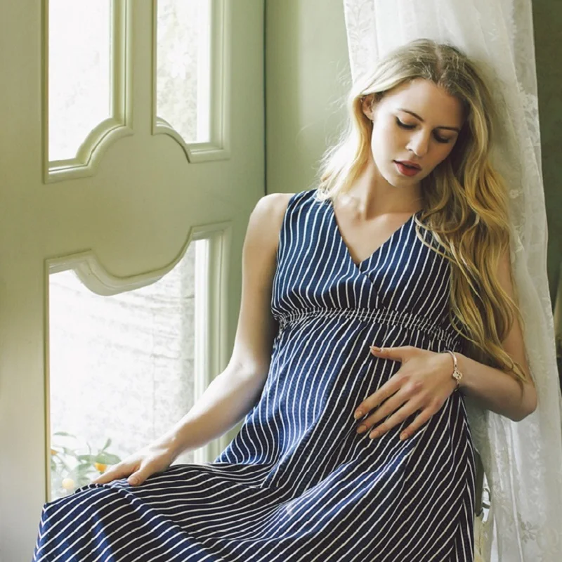 Для беременных Костюмы s для беременных женское платье осенние платья летние шорты рукавом Костюмы для Беременность Повседневное платья