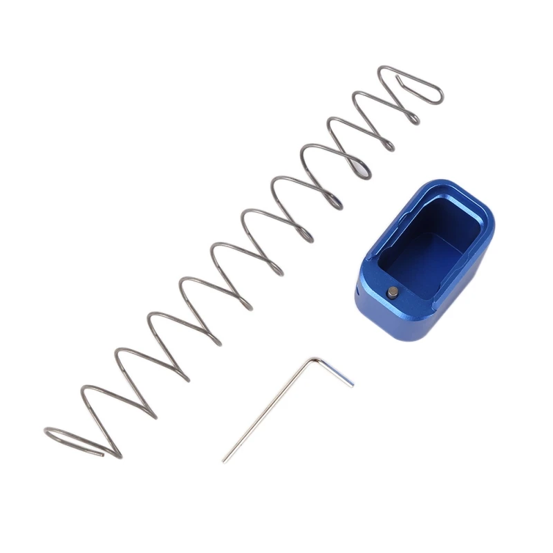 Online Neue Ankunft CNC Gefräste Zeitschriften Basis Pad für Glock G19 23 Magazin Verlängerung + 5 9mm + 4. 40. 357 3 farbe