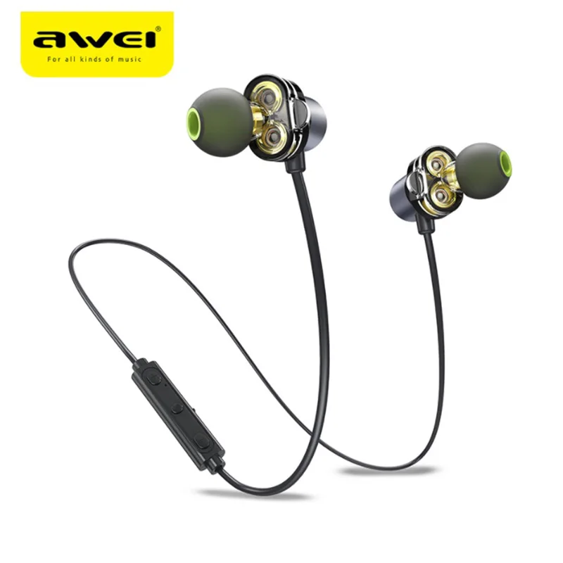 AWEI X650BL беспроводной наушники гарнитура Bluetooth шейным Динамик Наушники с оголовьем