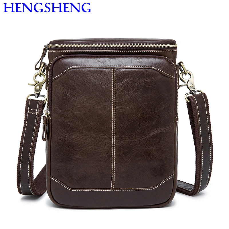 Hengsheng Hot sale genuine leather messenger bag for fashion men ...