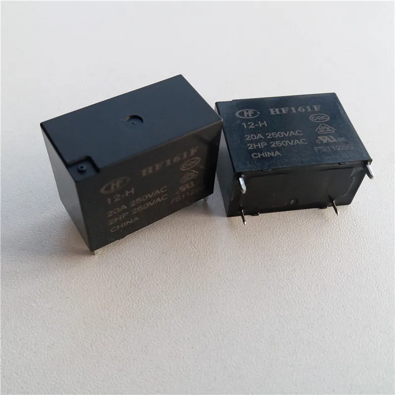 5 шт. HF реле HF161F 12 H 012 250В 20A 4 pin Реле 1NO 12VDC реле|Реле| |